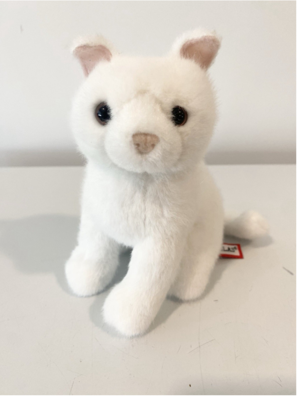 Douglas Cuddle Toys Winnie White Cat Mini Plush 7” Stuffed Animal Kitten